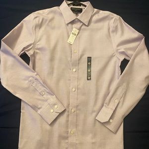 Banana Republic- Slim Fit Men’s Dress Shirt - (Small) (Non- Iron) Light Purple